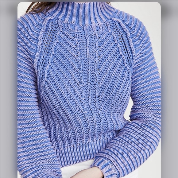 Free People Sweaters - Free People Sweetheart Ribbed Sweater blue egret